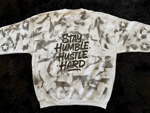 Playa - Stay Humble Hustle Hard, Crew Neck Sweatshirt