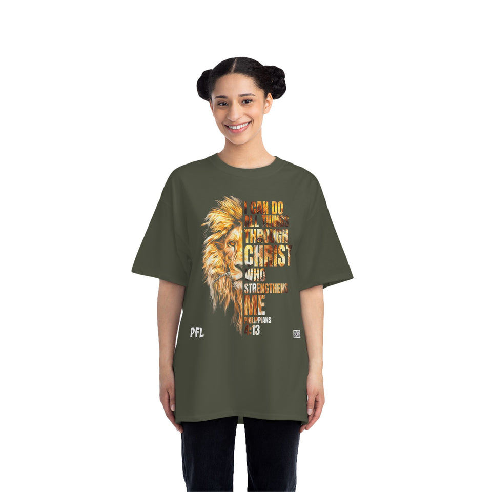 JESUS CHRIST- Strengthens Me Lion- TEE