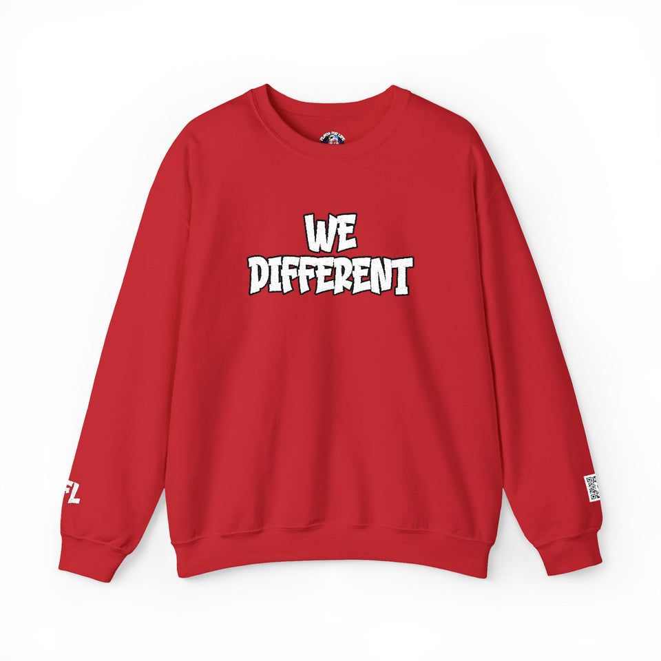 WE DIFFERENT - EMBROIDERY SWEATSHIRT
