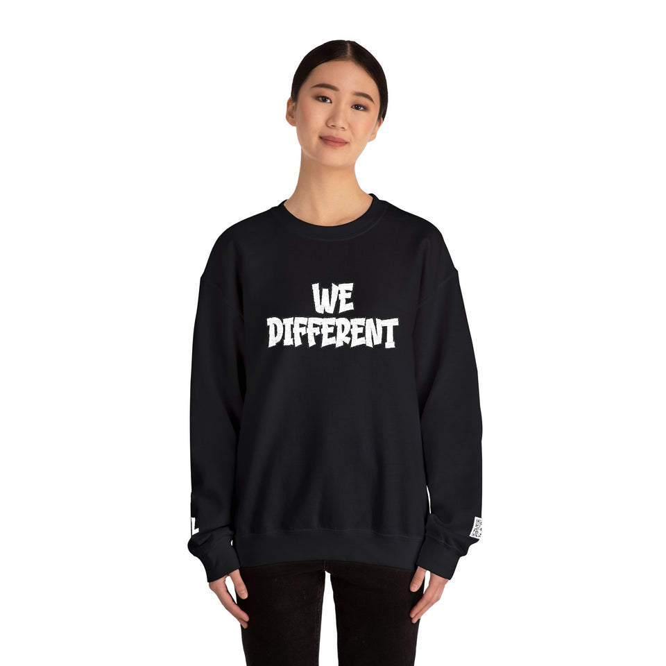 WE DIFFERENT - EMBROIDERY SWEATSHIRT