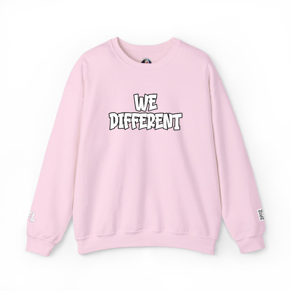 WE DIFFERENT - EMBROIDERY SWEATSHIRT