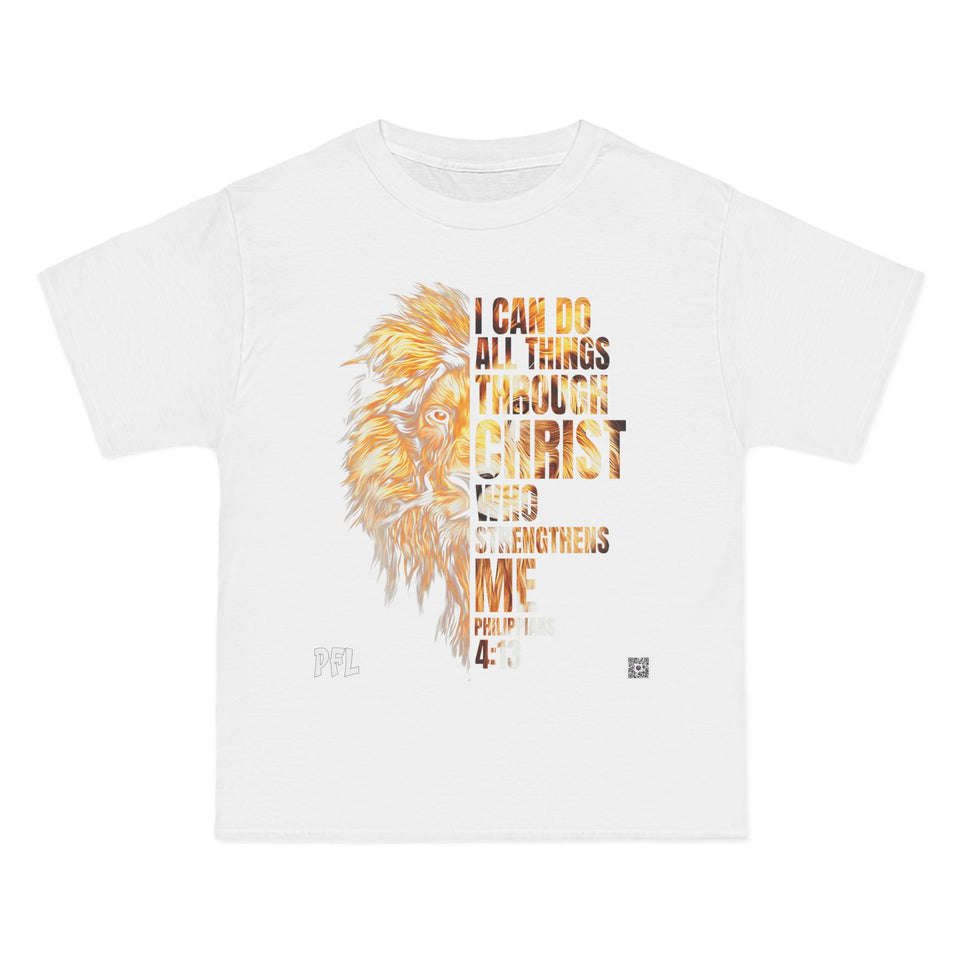 JESUS CHRIST- Strengthens Me Lion- TEE