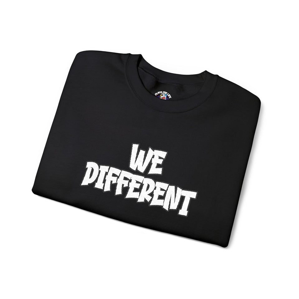 WE DIFFERENT - EMBROIDERY SWEATSHIRT
