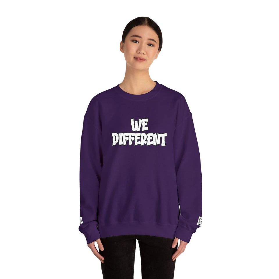 WE DIFFERENT - EMBROIDERY SWEATSHIRT