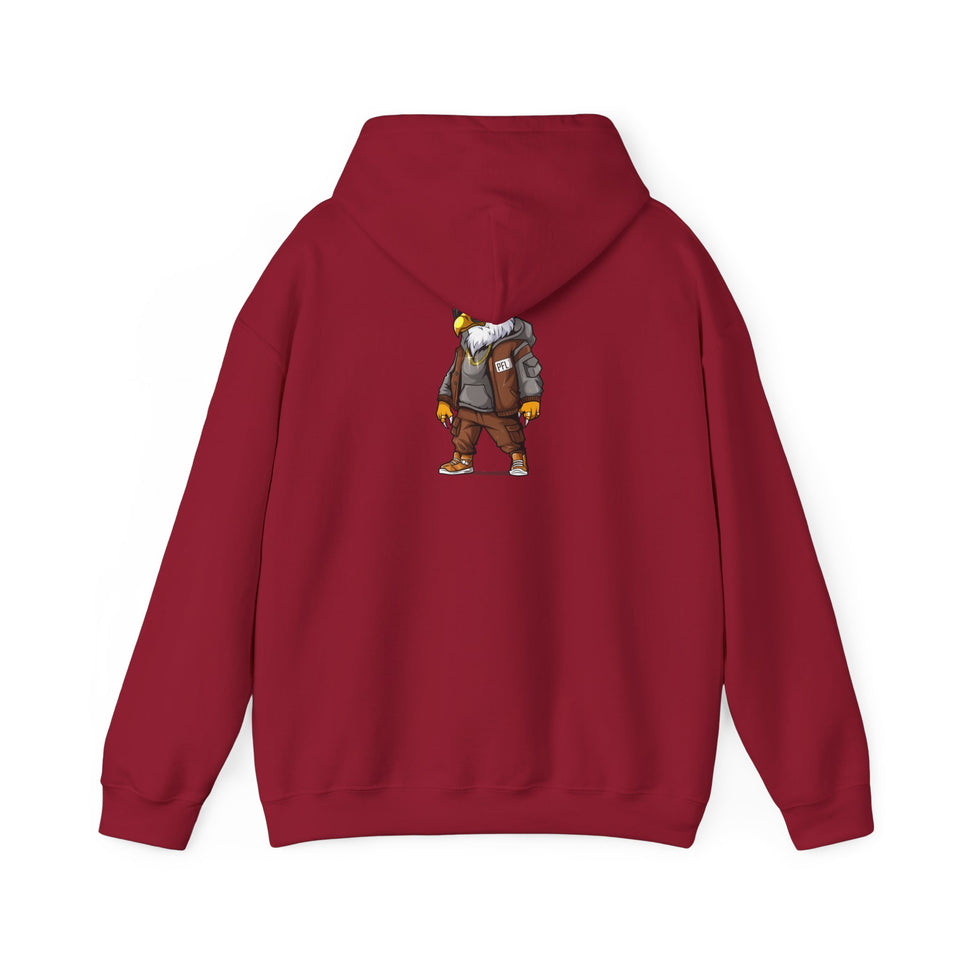 PLAYA FOR LIFE - FLY IMPRESSIONS HOODIE WITH LOGO ON BACK