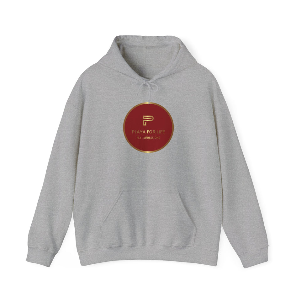 PLAYA FOR LIFE - FLY IMPRESSIONS HOODIE WITH LOGO ON BACK