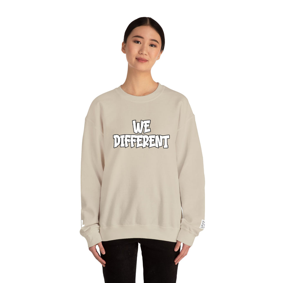 WE DIFFERENT - EMBROIDERY SWEATSHIRT