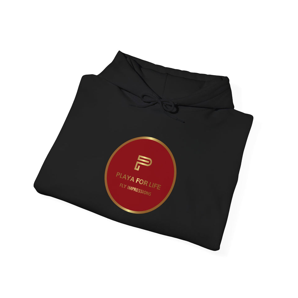 PLAYA FOR LIFE - FLY IMPRESSIONS HOODIE WITH LOGO ON BACK