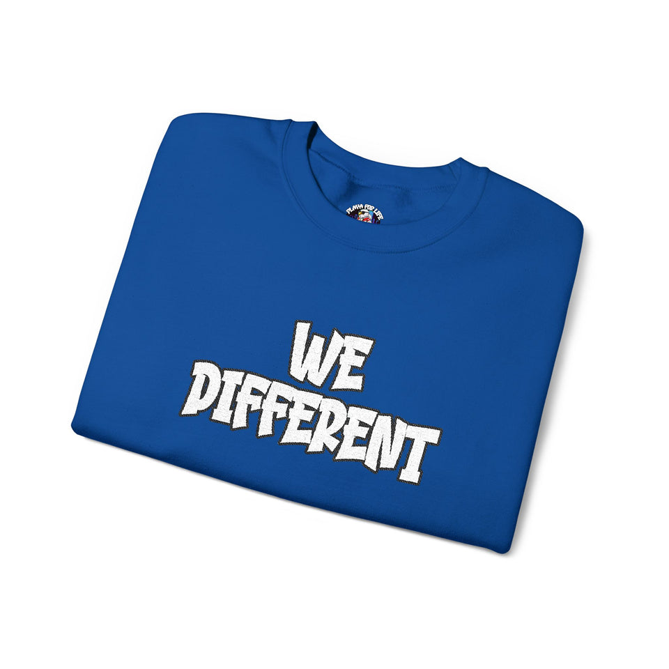 WE DIFFERENT - EMBROIDERY SWEATSHIRT