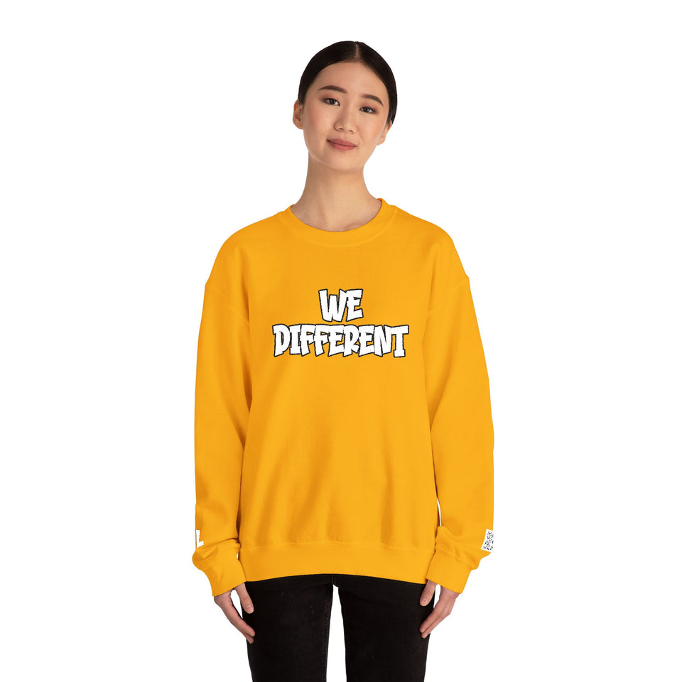 WE DIFFERENT - EMBROIDERY SWEATSHIRT