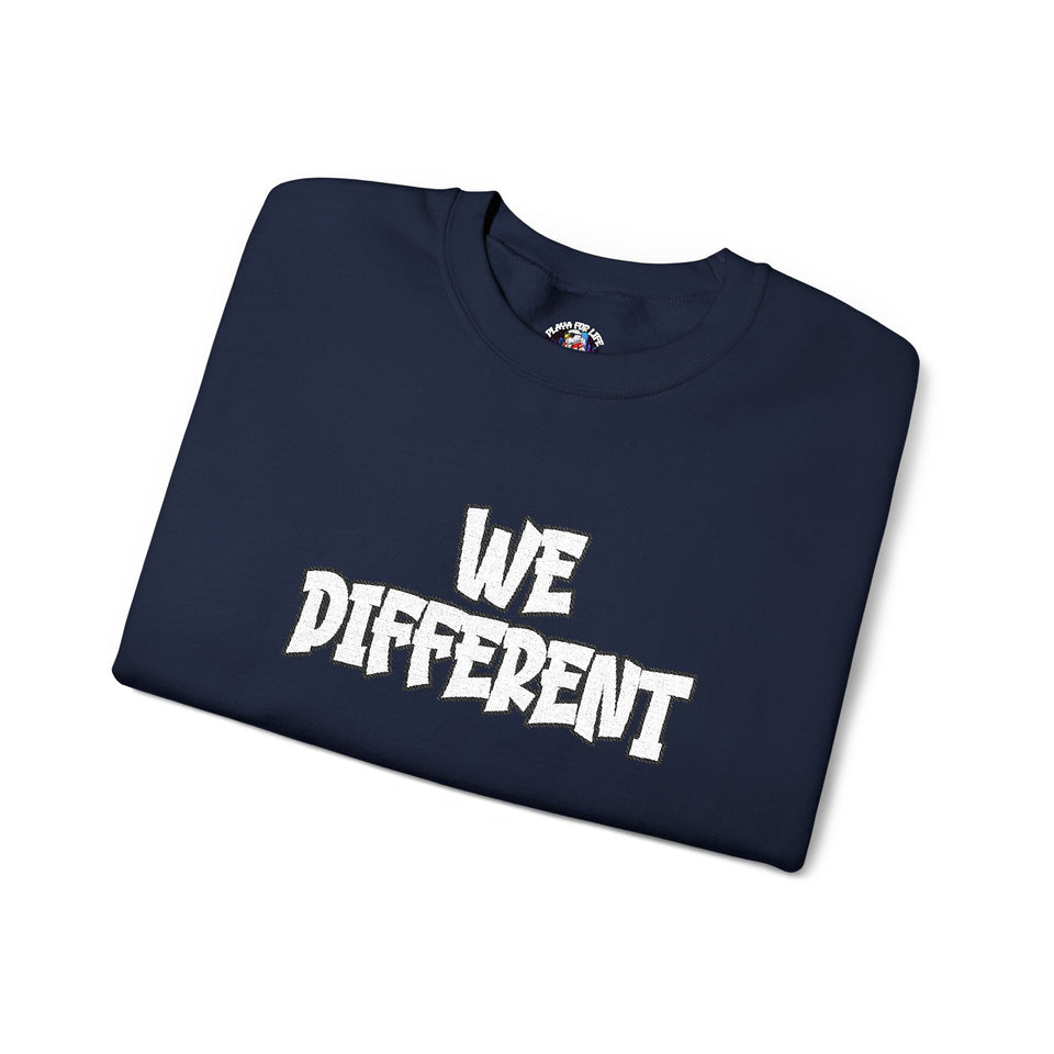 WE DIFFERENT - EMBROIDERY SWEATSHIRT