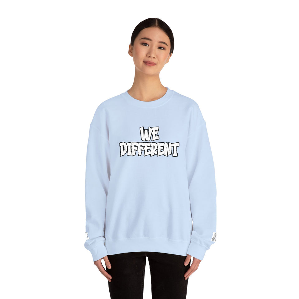 WE DIFFERENT - EMBROIDERY SWEATSHIRT