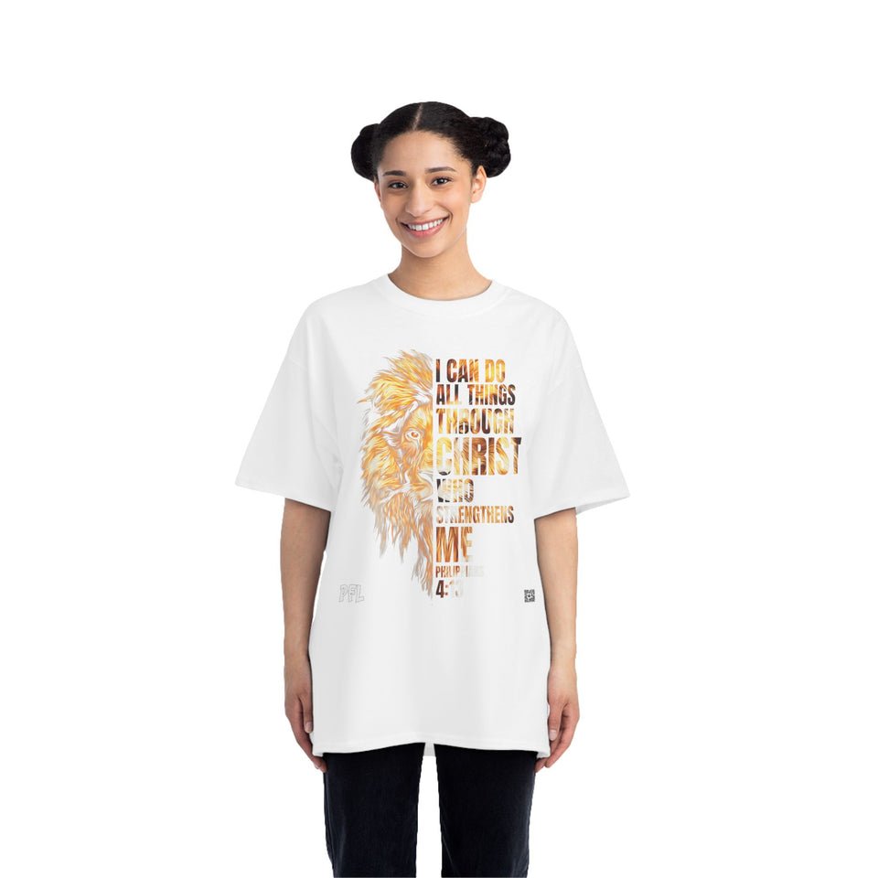 JESUS CHRIST- Strengthens Me Lion- TEE