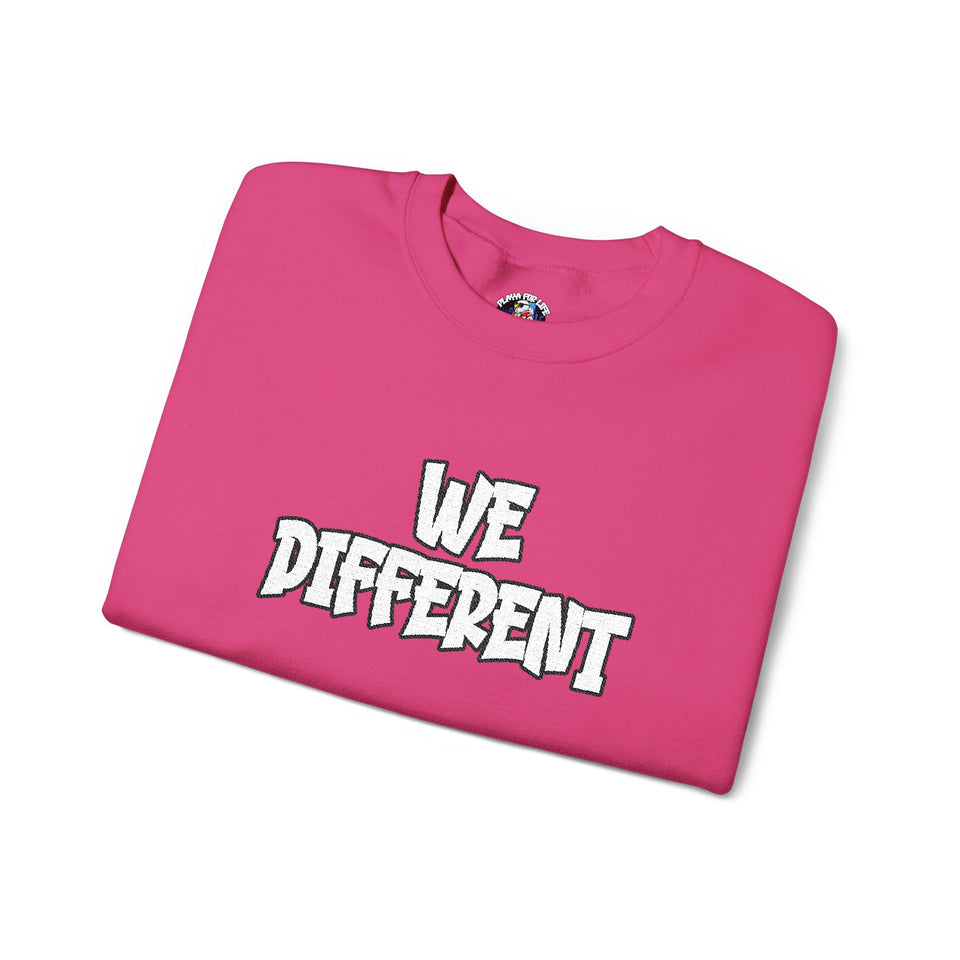WE DIFFERENT - EMBROIDERY SWEATSHIRT