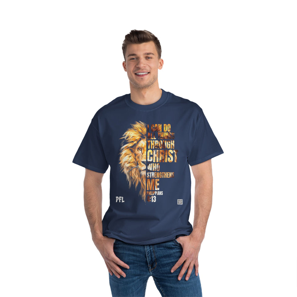 JESUS CHRIST- Strengthens Me Lion- TEE