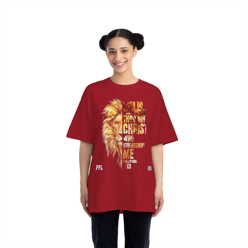 JESUS CHRIST- Strengthens Me Lion- TEE