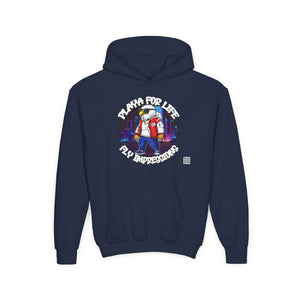 Youth Size, Playa For Life Logo - Hoodie