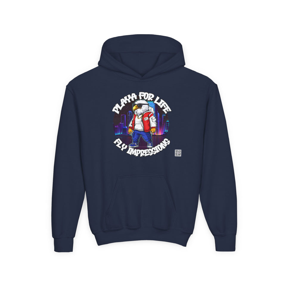 Youth Size, Playa For Life Logo - Hoodie