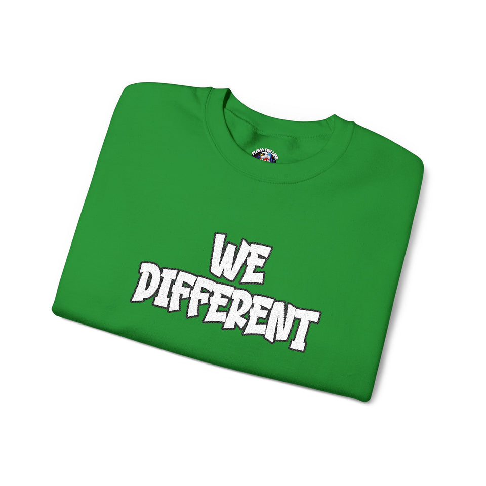 WE DIFFERENT - EMBROIDERY SWEATSHIRT