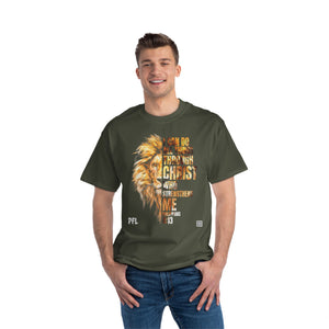 JESUS CHRIST- Strengthens Me Lion- TEE