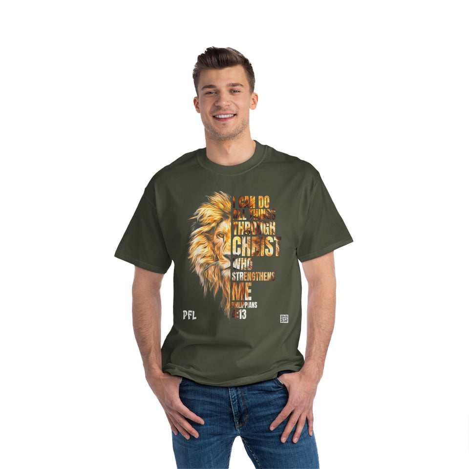 JESUS CHRIST- Strengthens Me Lion- TEE