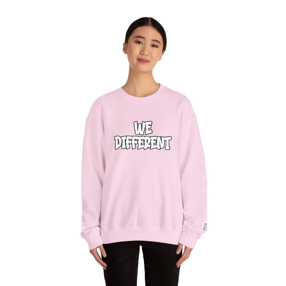 WE DIFFERENT - EMBROIDERY SWEATSHIRT
