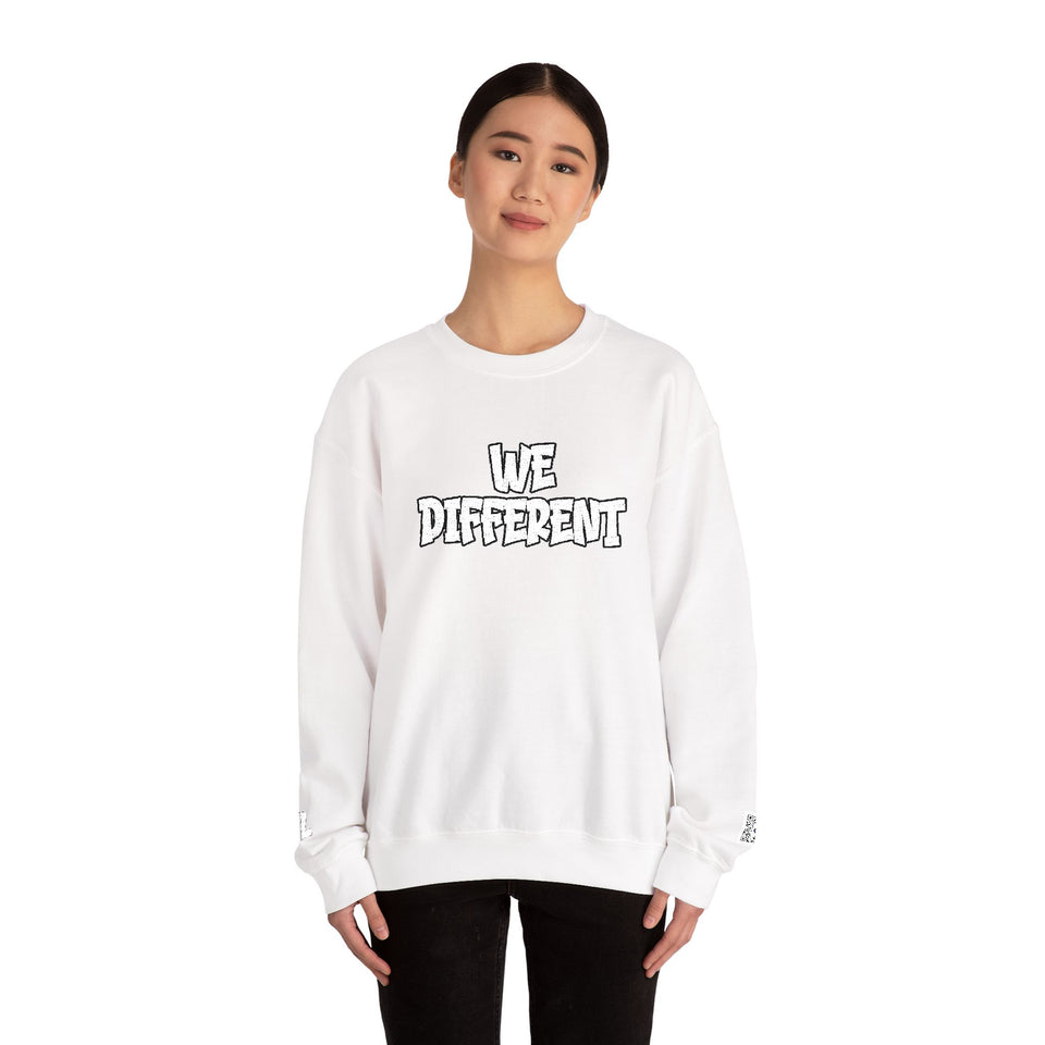 WE DIFFERENT - EMBROIDERY SWEATSHIRT