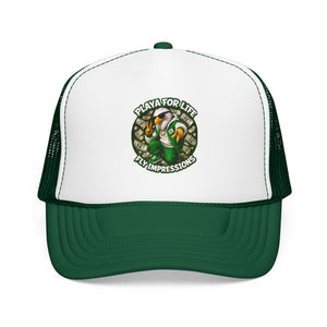 Trucker Hat — Playa For Life: Flip Impressions Graphic Foam Trucker Hat