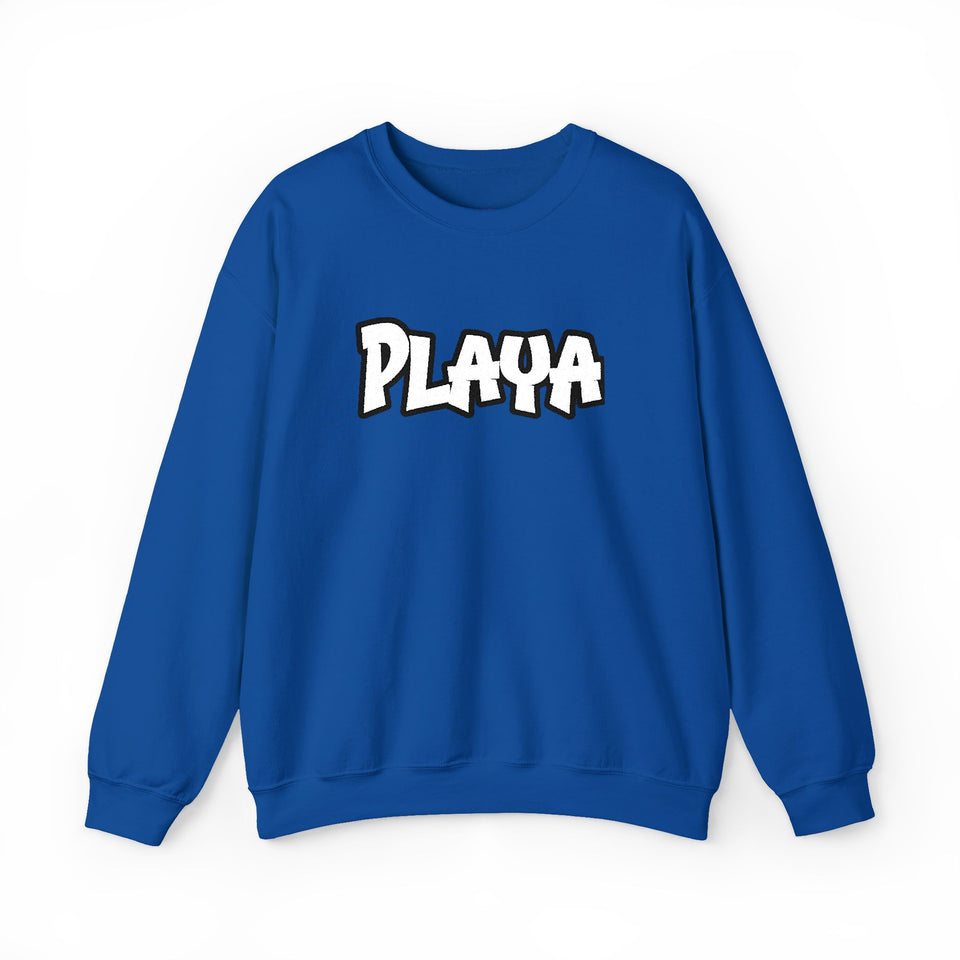 Playa Crewneck Sweatshirt – Retro Streetwear Graphic Pullover