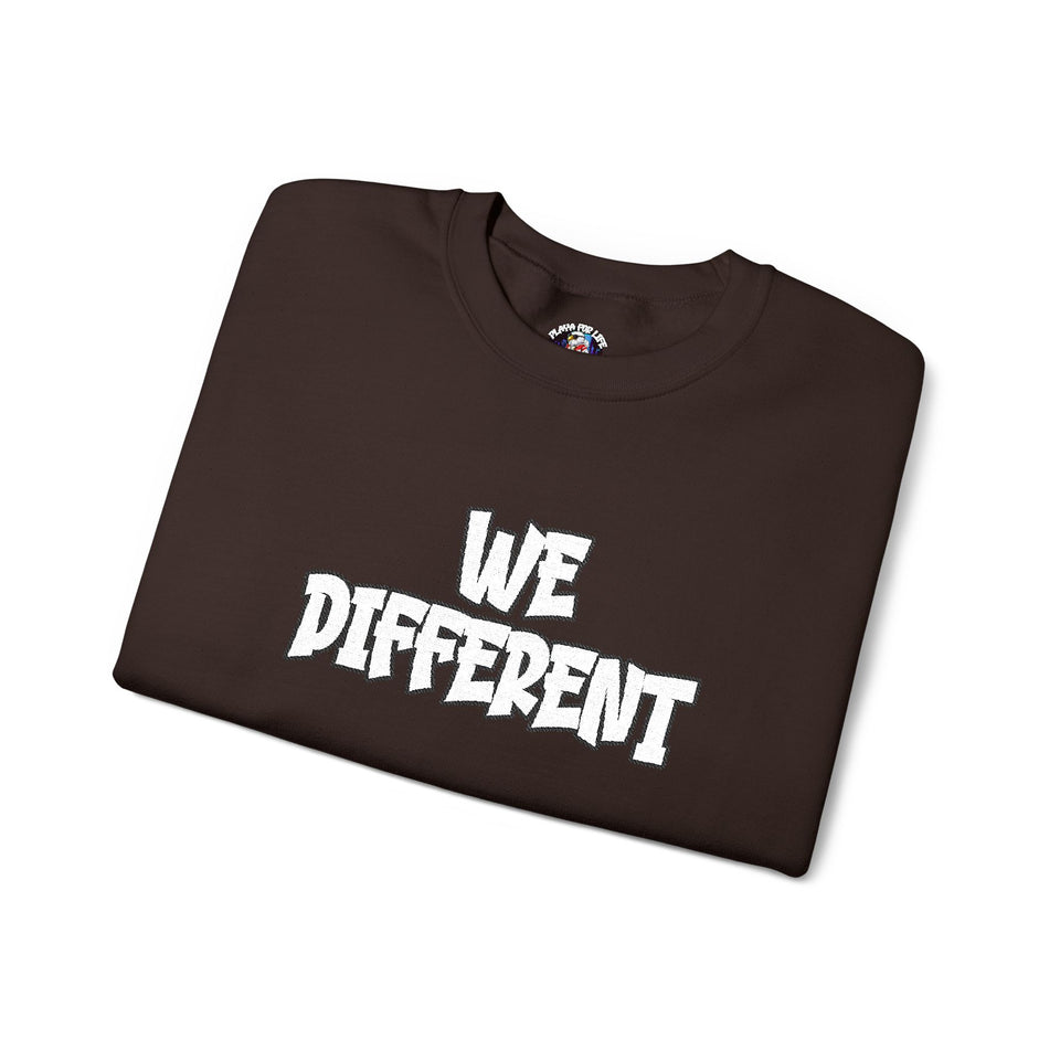 WE DIFFERENT - EMBROIDERY SWEATSHIRT