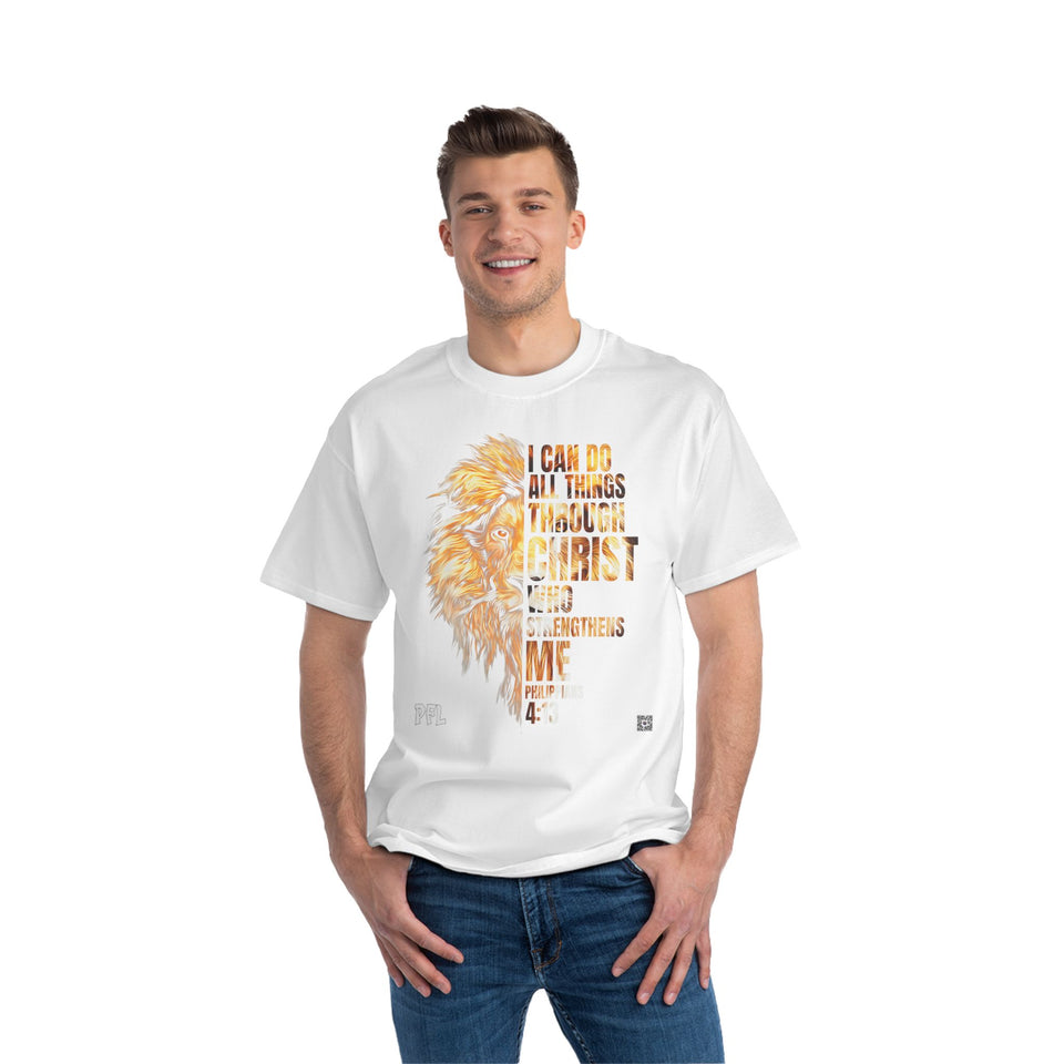 JESUS CHRIST- Strengthens Me Lion- TEE