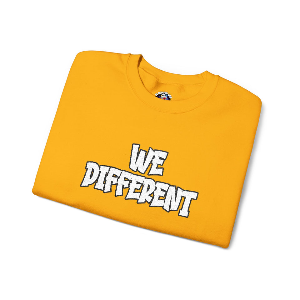 WE DIFFERENT - EMBROIDERY SWEATSHIRT