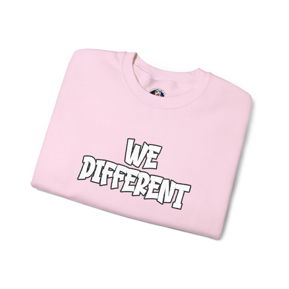 WE DIFFERENT - EMBROIDERY SWEATSHIRT