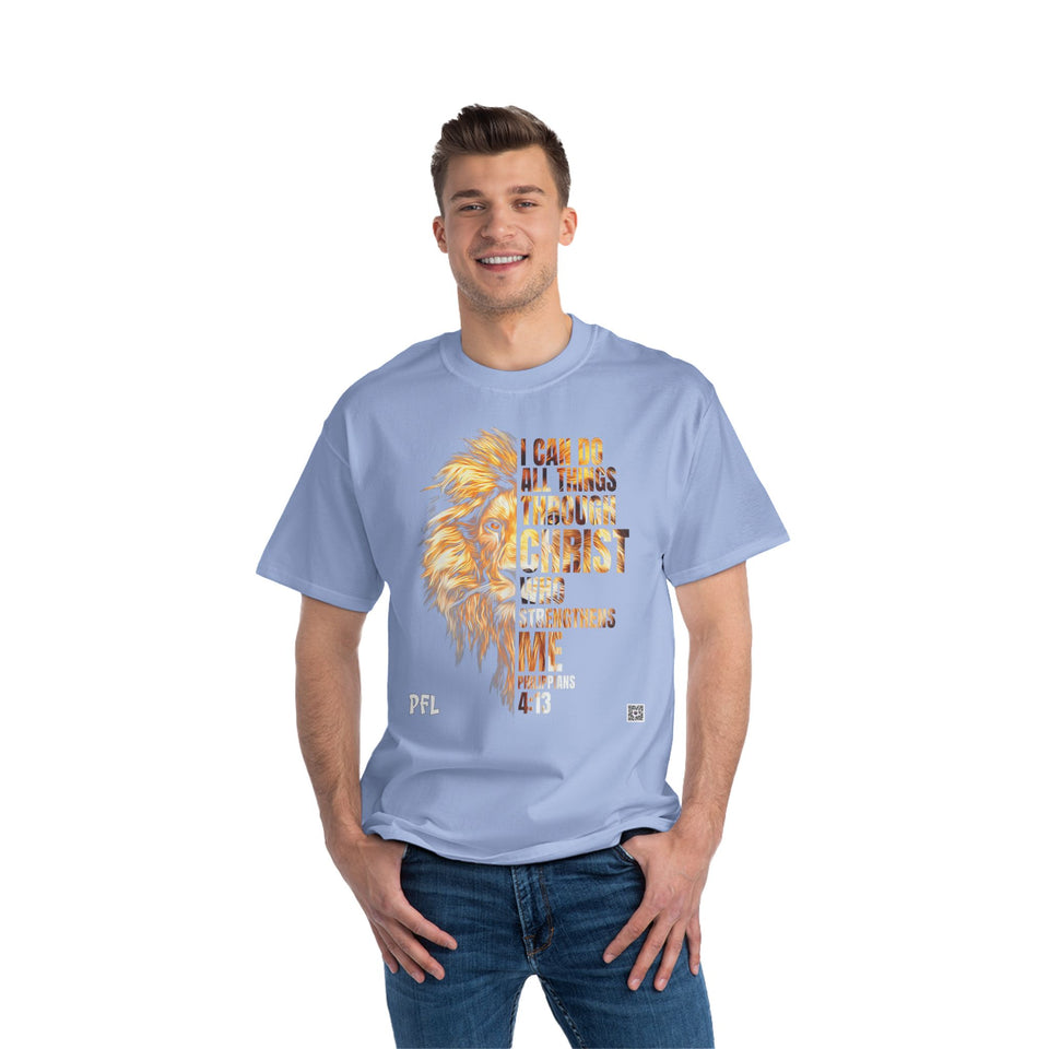 JESUS CHRIST- Strengthens Me Lion- TEE