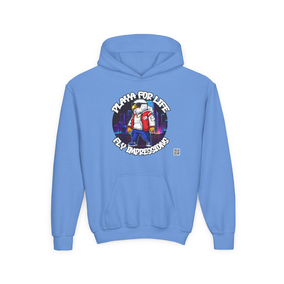 Youth Size, Playa For Life Logo - Hoodie