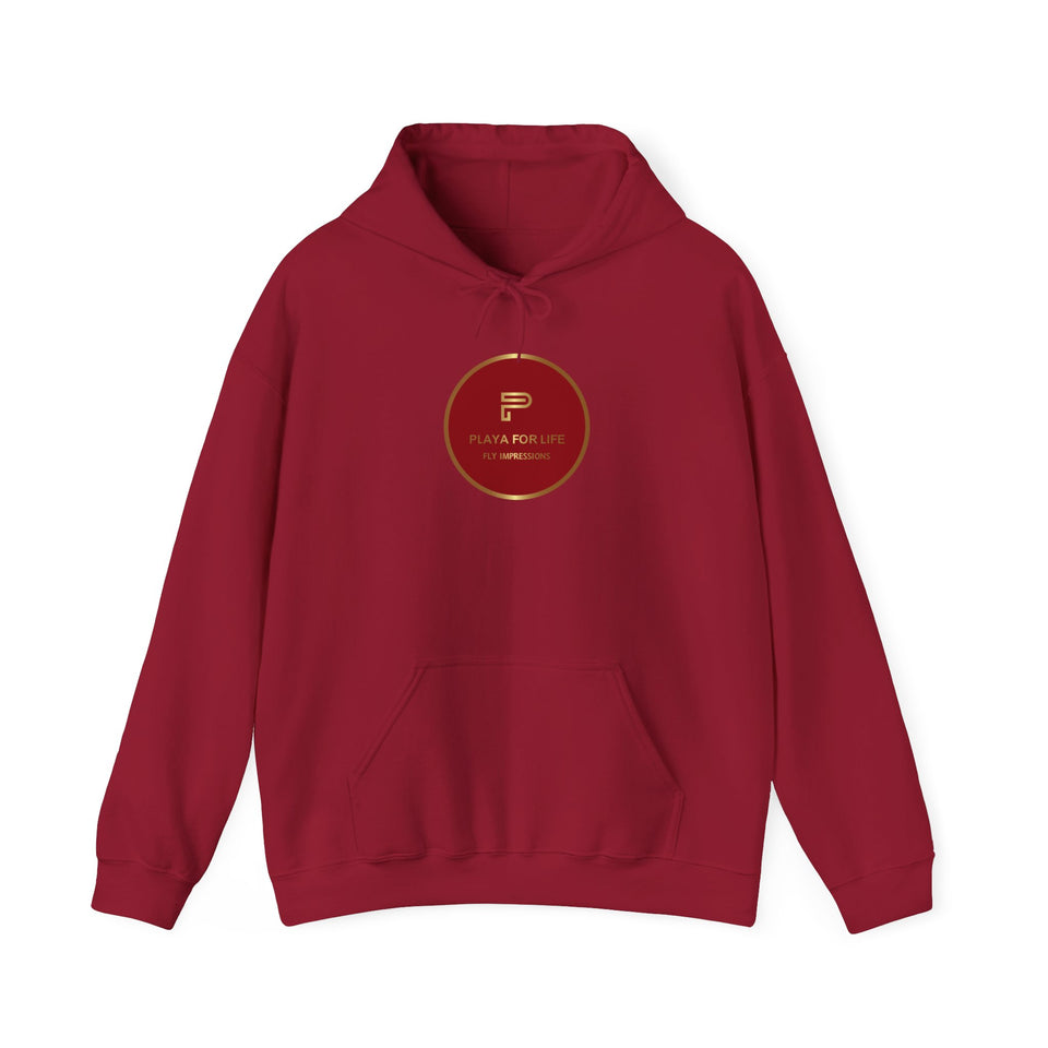 PLAYA FOR LIFE - FLY IMPRESSIONS HOODIE WITH LOGO ON BACK
