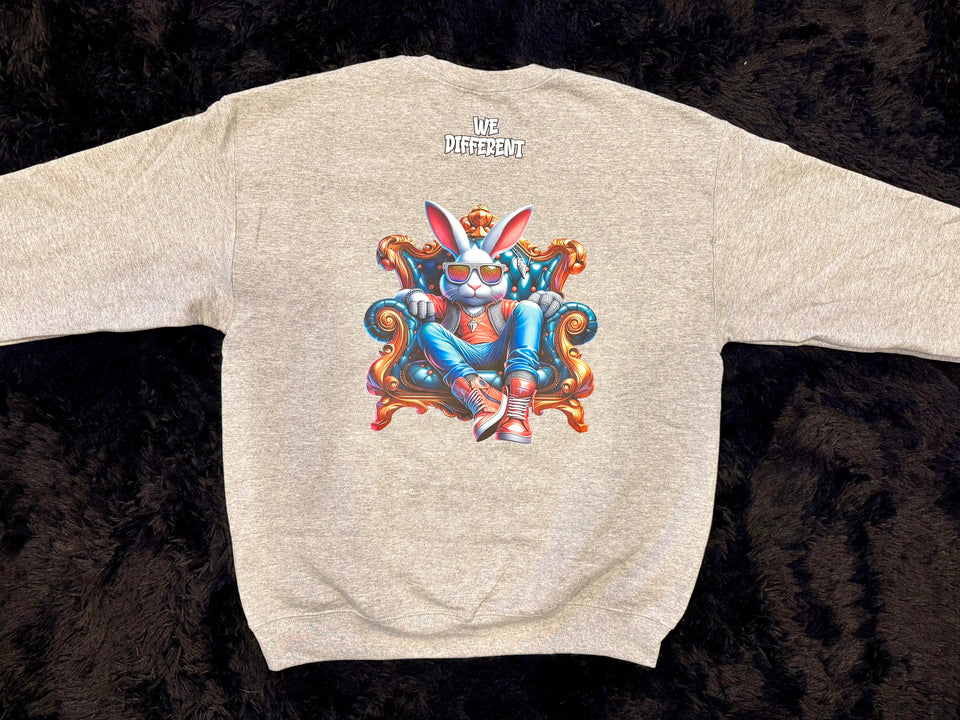 Playa For Life - Playa Bunny, Crew Neck Sweatshirt