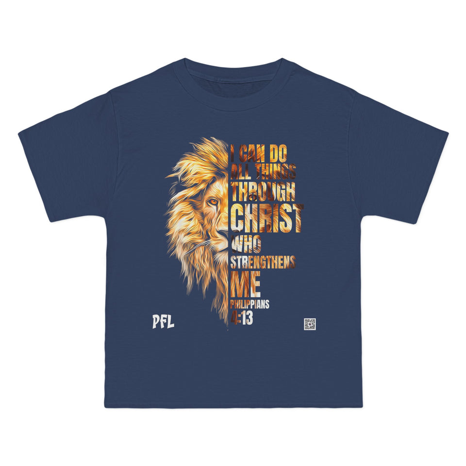 JESUS CHRIST- Strengthens Me Lion- TEE