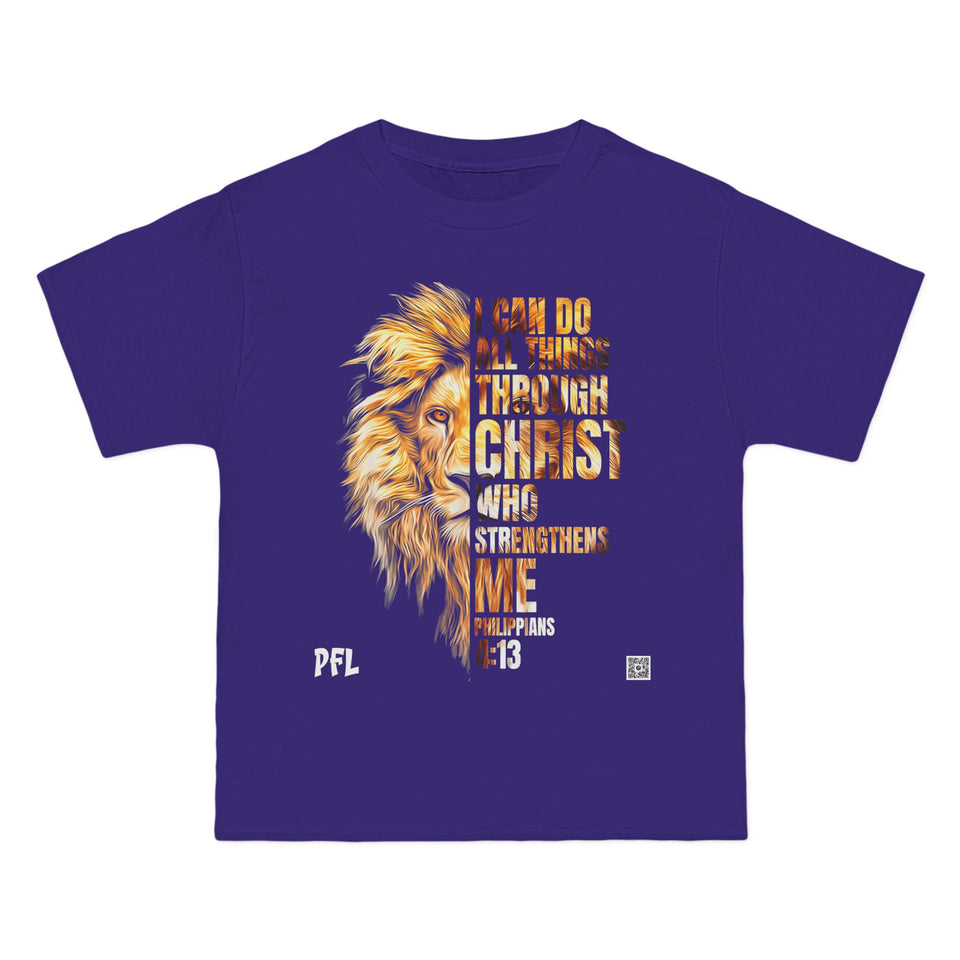JESUS CHRIST- Strengthens Me Lion- TEE