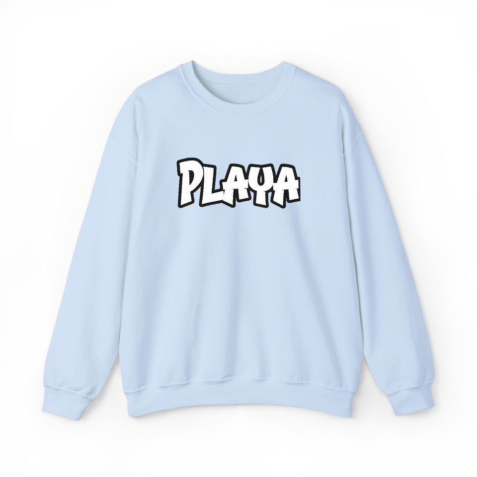 Playa Crewneck Sweatshirt – Retro Streetwear Graphic Pullover