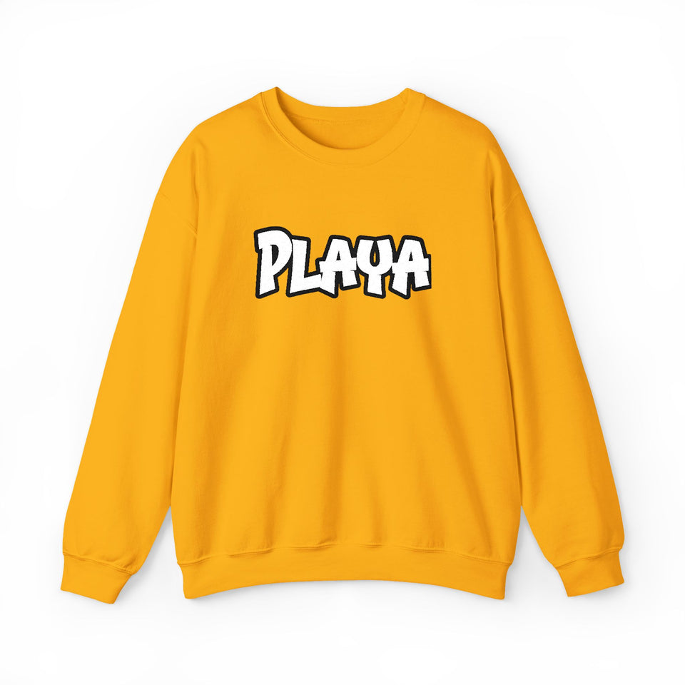 Playa Crewneck Sweatshirt – Retro Streetwear Graphic Pullover