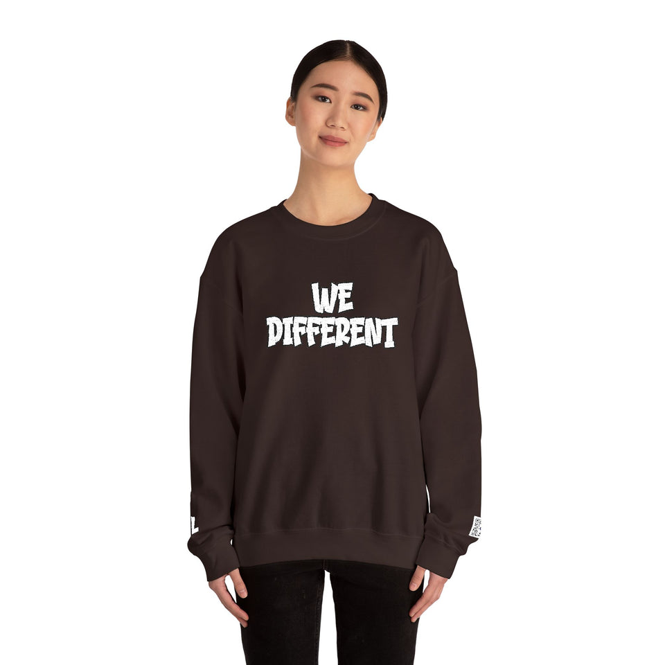 WE DIFFERENT - EMBROIDERY SWEATSHIRT