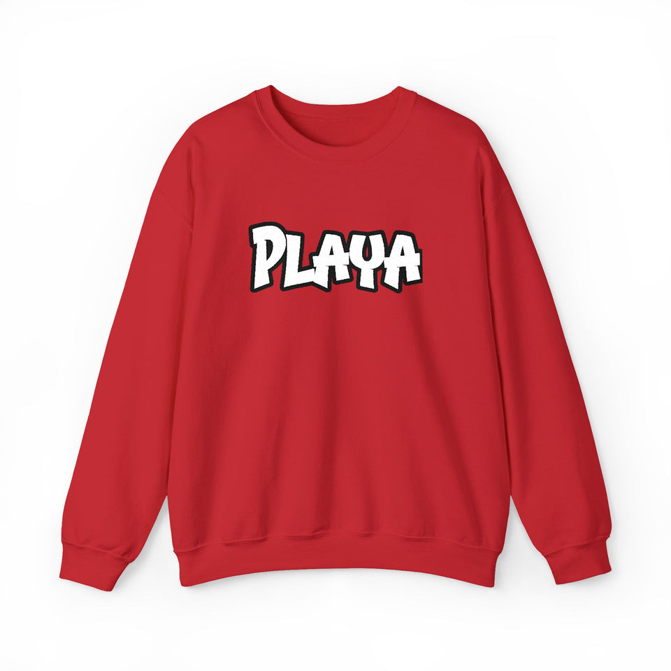 Playa Crewneck Sweatshirt – Retro Streetwear Graphic Pullover
