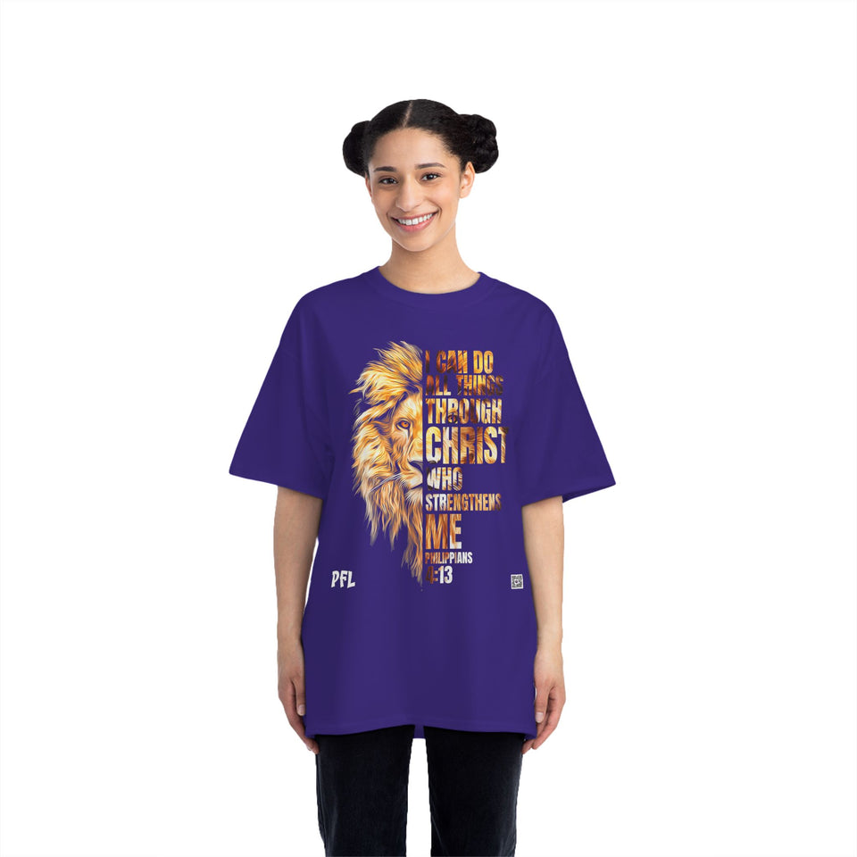 JESUS CHRIST- Strengthens Me Lion- TEE