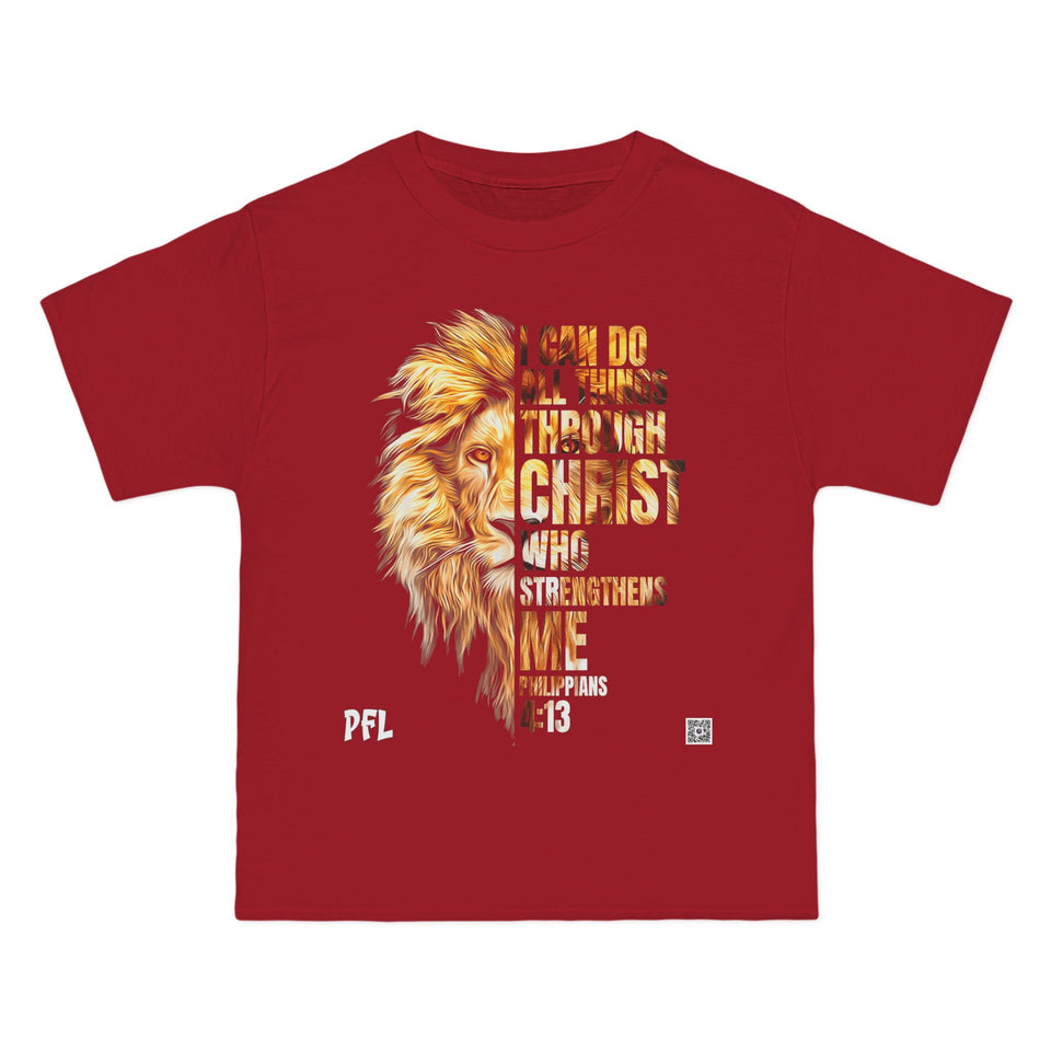 JESUS CHRIST- Strengthens Me Lion- TEE