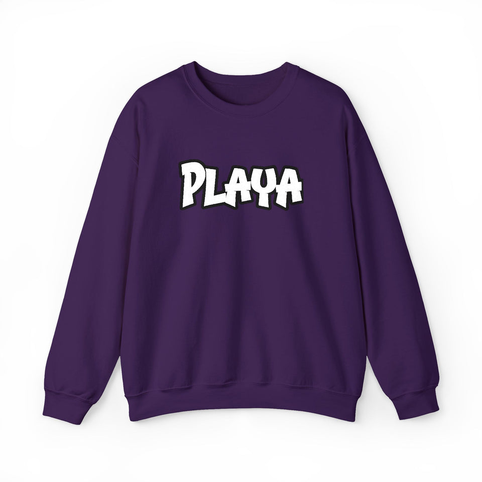 Playa Crewneck Sweatshirt – Retro Streetwear Graphic Pullover