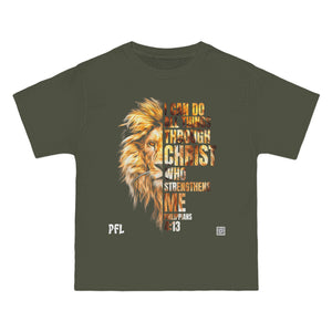 JESUS CHRIST- Strengthens Me Lion- TEE
