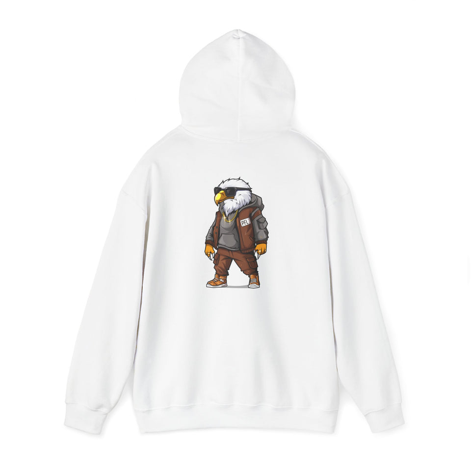 PLAYA FOR LIFE - FLY IMPRESSIONS HOODIE WITH LOGO ON BACK