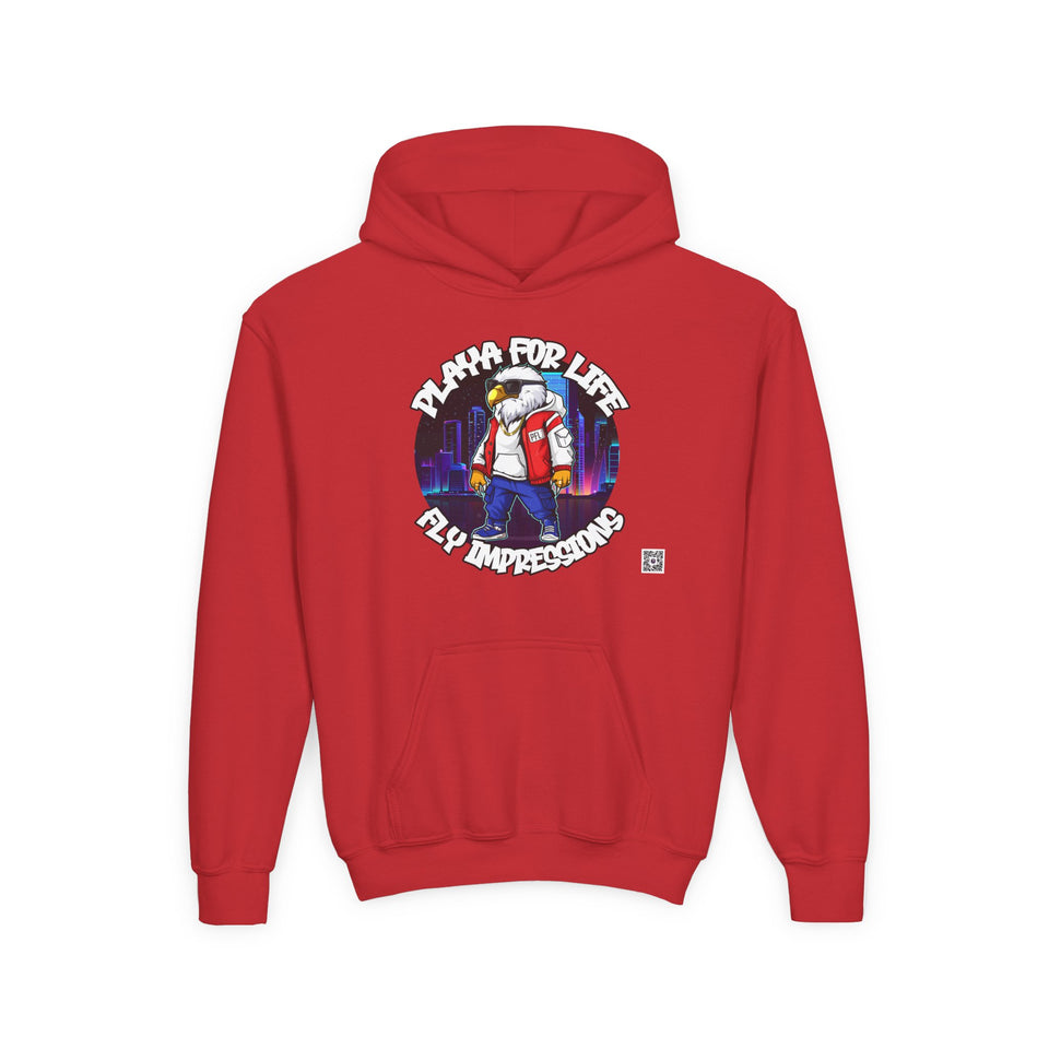 Youth Size, Playa For Life Logo - Hoodie