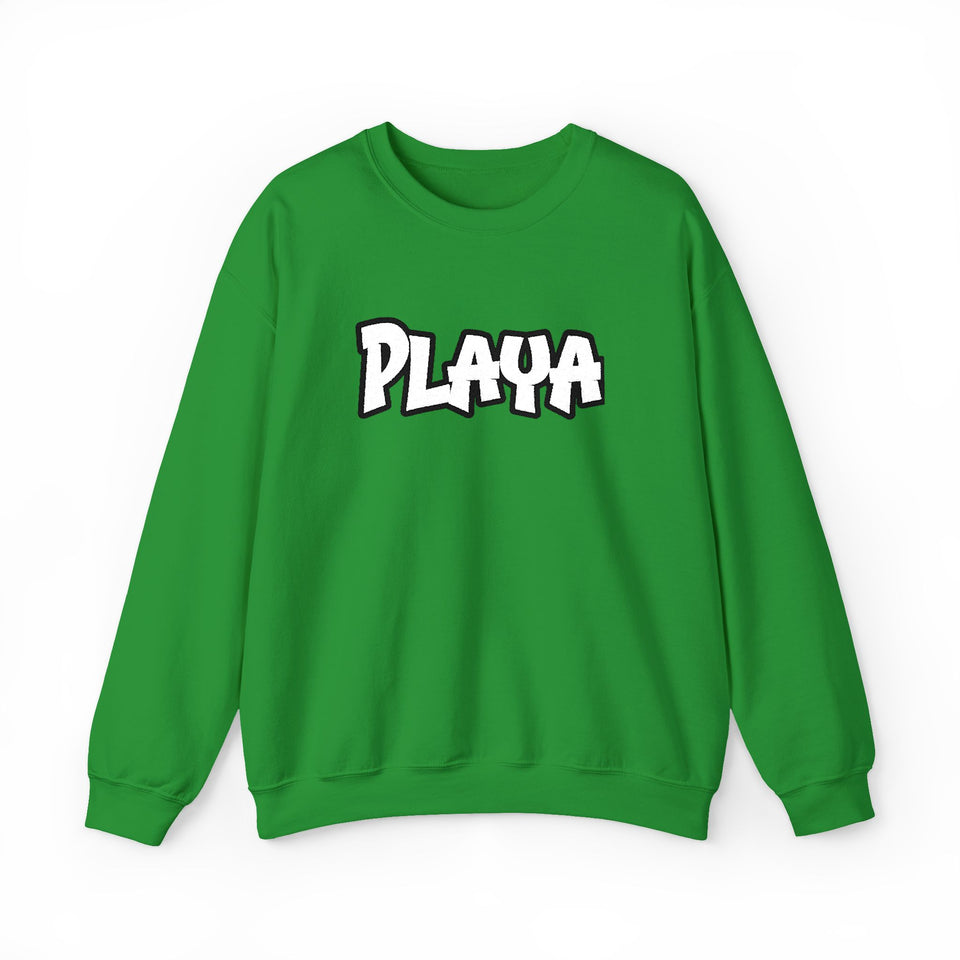 Playa Crewneck Sweatshirt – Retro Streetwear Graphic Pullover